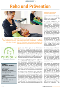 Hier finden Sie die Pressemitteilung im Blickpunkt Potsdam über unser Reha und Präventionsangebot